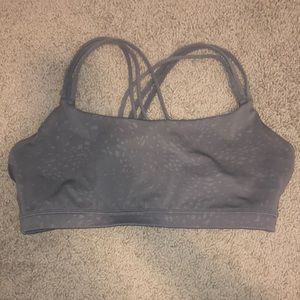 Gray Sports Bra
